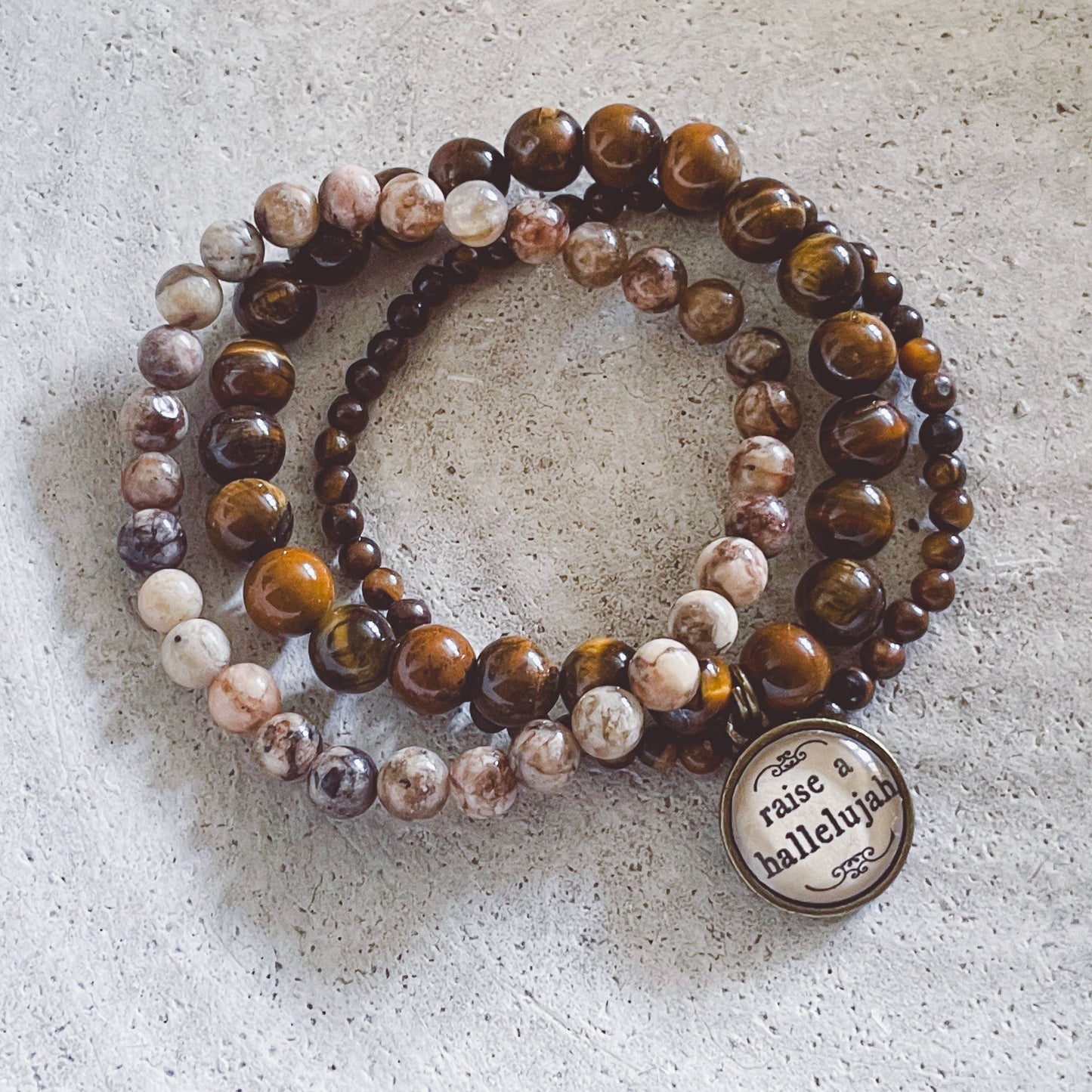 "Raise a hallelujah"  bracelet set