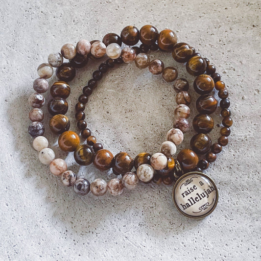 "Raise a hallelujah"  bracelet set