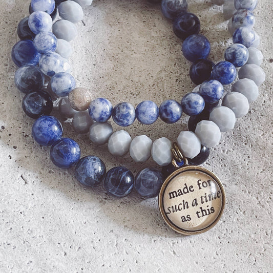 "Made for such a time as this" -Bracelet set